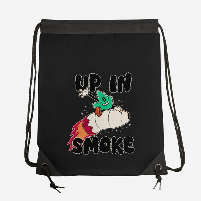 Up In Smoke-None-Drawstring-Bag-rocketman_art