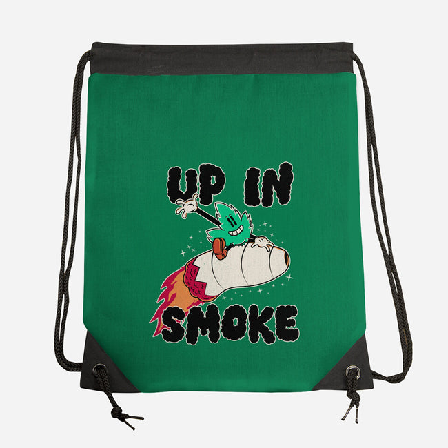 Up In Smoke-None-Drawstring-Bag-rocketman_art
