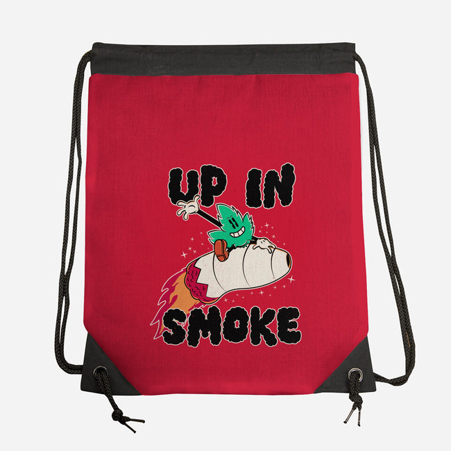 Up In Smoke-None-Drawstring-Bag-rocketman_art