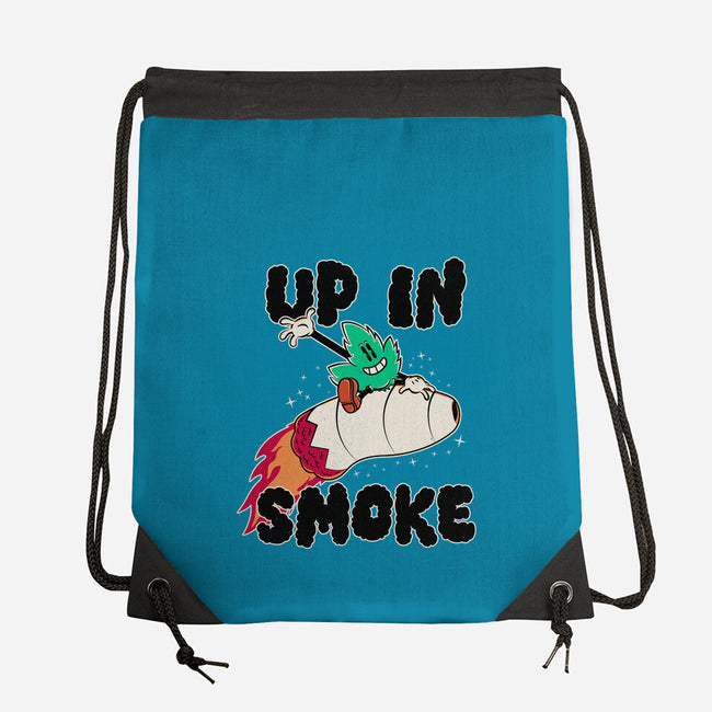 Up In Smoke-None-Drawstring-Bag-rocketman_art