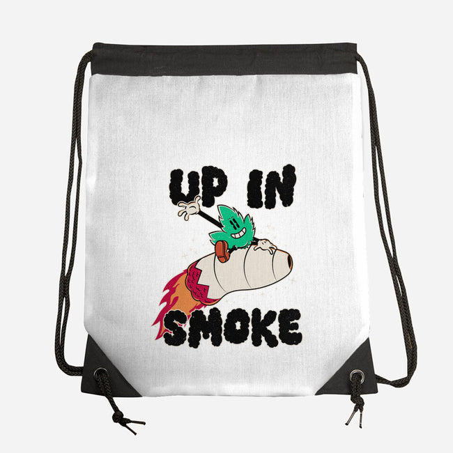 Up In Smoke-None-Drawstring-Bag-rocketman_art