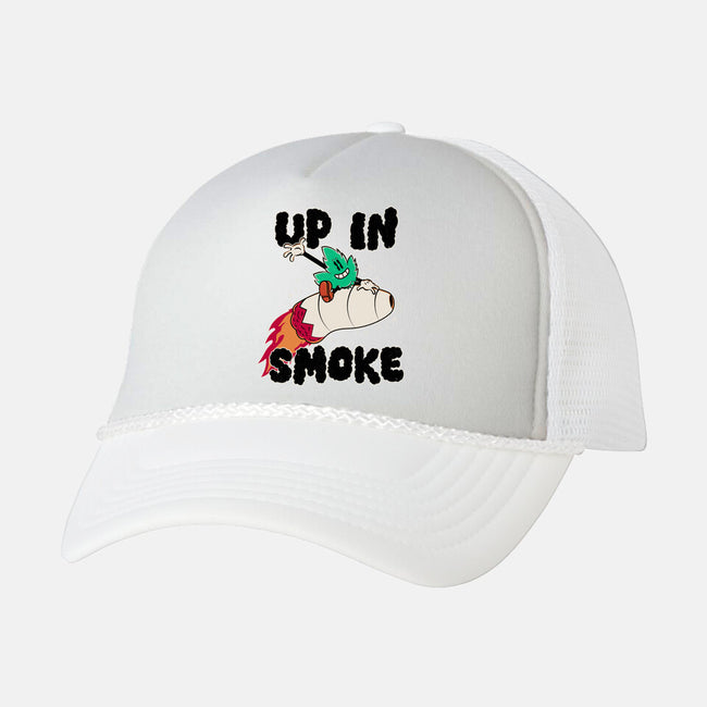 Up In Smoke-Unisex-Trucker-Hat-rocketman_art