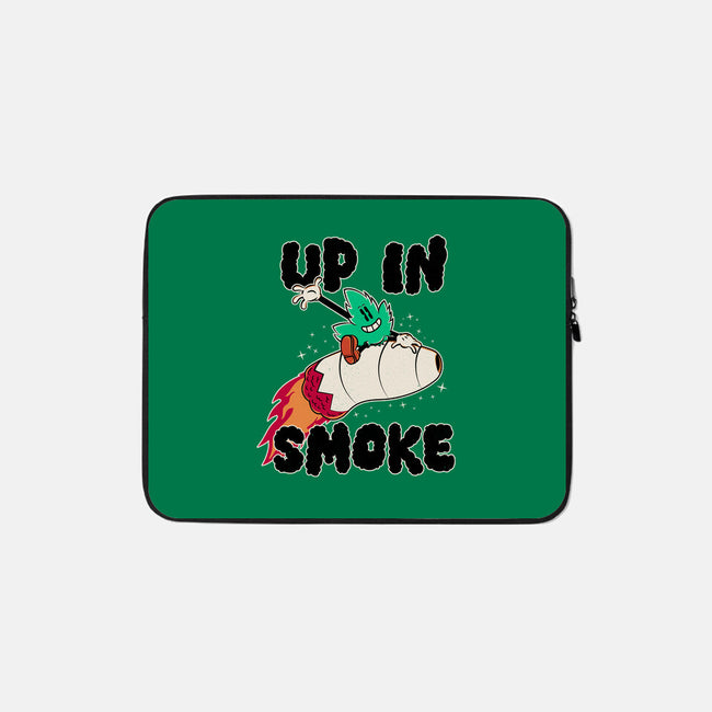 Up In Smoke-None-Zippered-Laptop Sleeve-rocketman_art