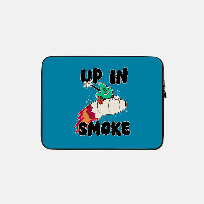 Up In Smoke-None-Zippered-Laptop Sleeve-rocketman_art