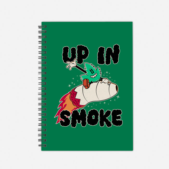 Up In Smoke-None-Dot Grid-Notebook-rocketman_art