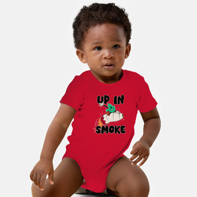 Up In Smoke-Baby-Basic-Onesie-rocketman_art