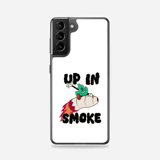 Up In Smoke-Samsung-Snap-Phone Case-rocketman_art