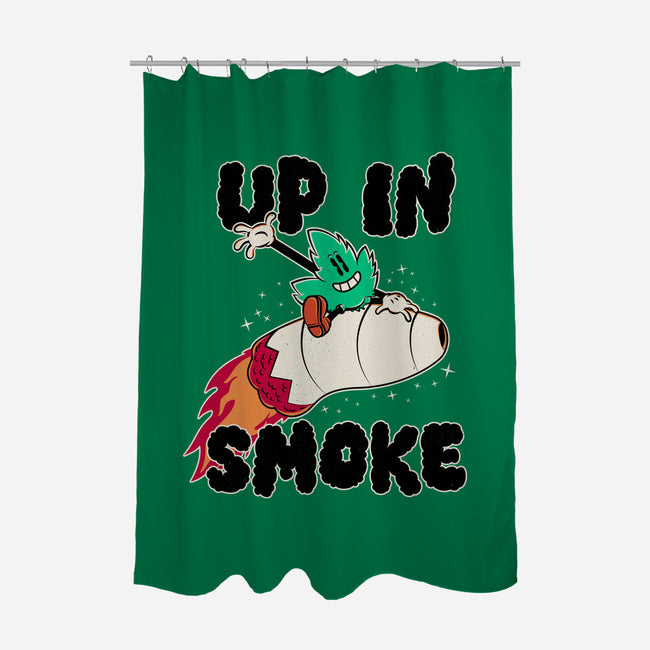 Up In Smoke-None-Polyester-Shower Curtain-rocketman_art