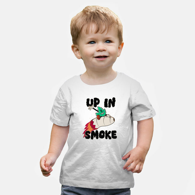 Up In Smoke-Baby-Basic-Tee-rocketman_art