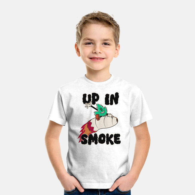 Up In Smoke-Youth-Basic-Tee-rocketman_art
