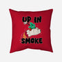 Up In Smoke-None-Removable Cover-Throw Pillow-rocketman_art