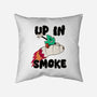 Up In Smoke-None-Removable Cover-Throw Pillow-rocketman_art