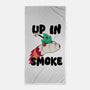 Up In Smoke-None-Beach-Towel-rocketman_art