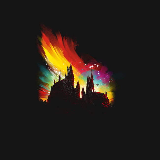 Sunset On The Castle-Womens-Fitted-Tee-kharmazero