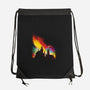 Sunset On The Castle-None-Drawstring-Bag-kharmazero