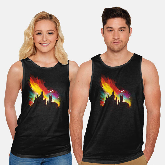 Sunset On The Castle-Unisex-Basic-Tank-kharmazero