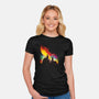 Sunset On The Castle-Womens-Fitted-Tee-kharmazero