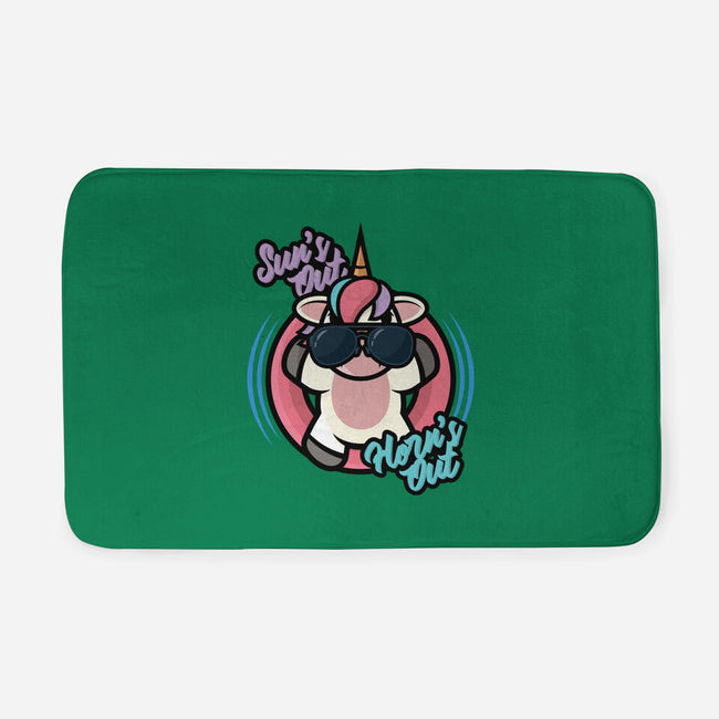 Sun's Out Horn's Out-None-Memory Foam-Bath Mat-jrberger