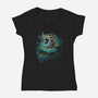 Nebula Dragon-Womens-V-Neck-Tee-Vallina84