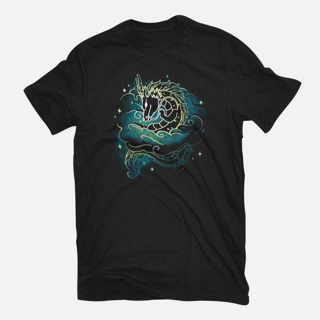 Nebula Dragon-Womens-Fitted-Tee-Vallina84