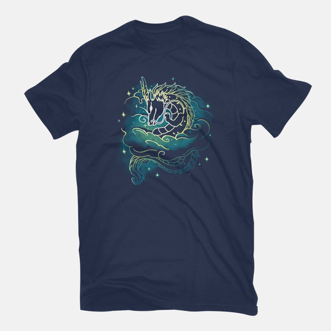 Nebula Dragon-Womens-Fitted-Tee-Vallina84