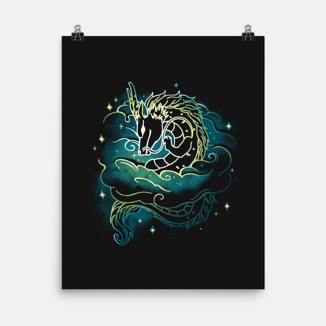 Nebula Dragon-None-Matte-Poster-Vallina84