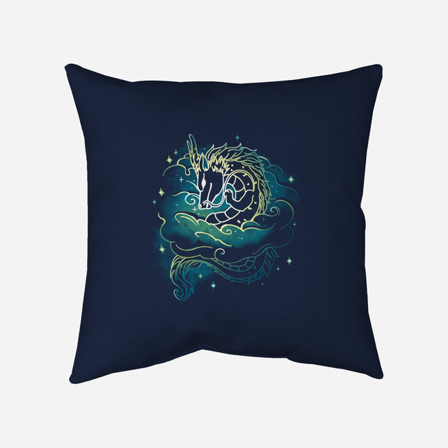 Nebula Dragon-None-Removable Cover w Insert-Throw Pillow-Vallina84