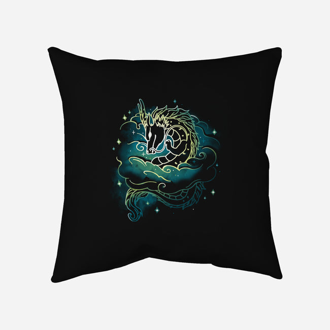 Nebula Dragon-None-Removable Cover-Throw Pillow-Vallina84