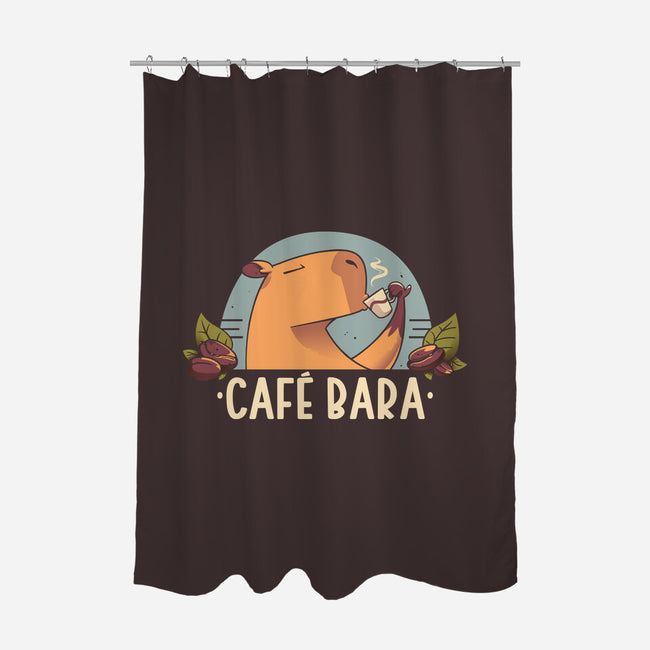 CafeBara-None-Polyester-Shower Curtain-Snouleaf