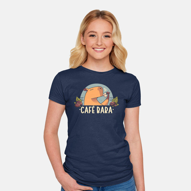 CafeBara-Womens-Fitted-Tee-Snouleaf