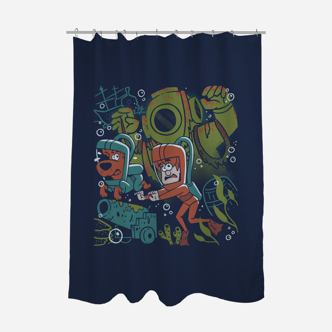 Mystery Dive-None-Polyester-Shower Curtain-estudiofitas