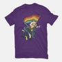 Katana Cat Rainbow Flag-Womens-Fitted-Tee-tobefonseca