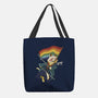 Katana Cat Rainbow Flag-None-Basic Tote-Bag-tobefonseca