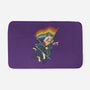 Katana Cat Rainbow Flag-None-Memory Foam-Bath Mat-tobefonseca