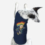 Katana Cat Rainbow Flag-Dog-Basic-Pet Tank-tobefonseca