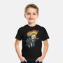 Katana Cat Rainbow Flag-Youth-Basic-Tee-tobefonseca