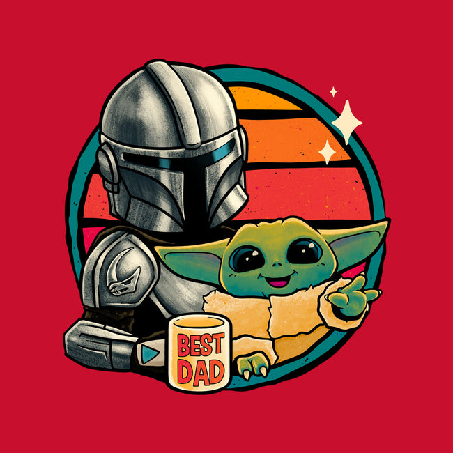 Beskar Dad-Youth-Pullover-Sweatshirt-teesgeex