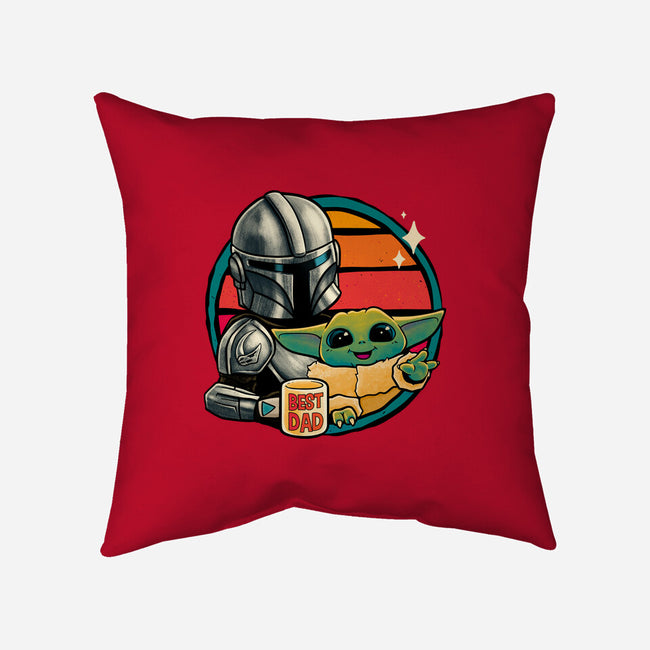 Beskar Dad-None-Removable Cover w Insert-Throw Pillow-teesgeex