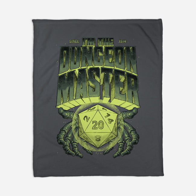 I'm The Dungeon Master-None-Fleece-Blanket-Studio Mootant