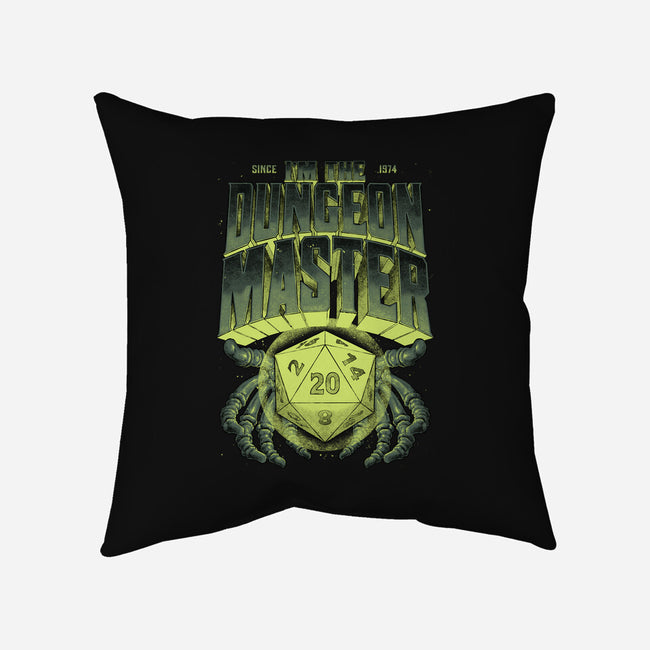 I'm The Dungeon Master-None-Removable Cover-Throw Pillow-Studio Mootant