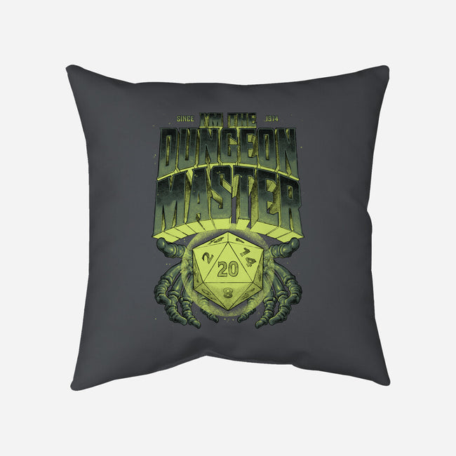 I'm The Dungeon Master-None-Removable Cover-Throw Pillow-Studio Mootant