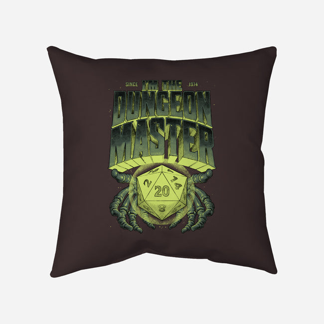 I'm The Dungeon Master-None-Removable Cover-Throw Pillow-Studio Mootant
