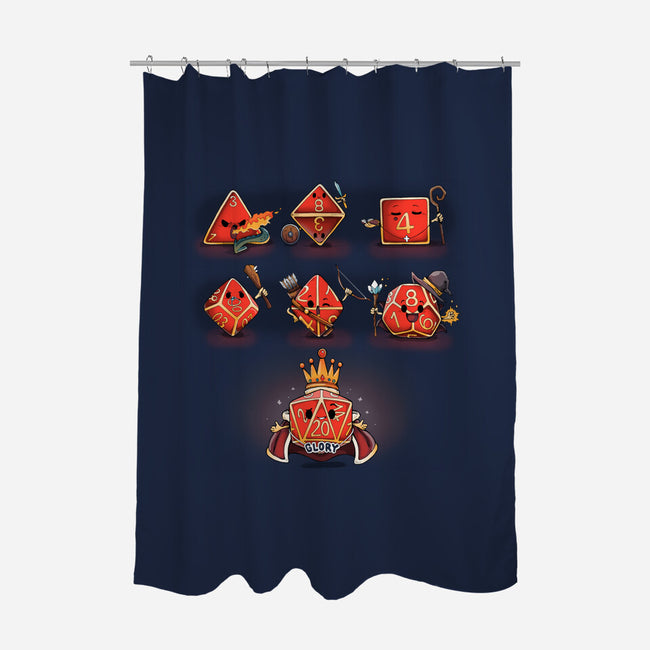 Dice Rpg-None-Polyester-Shower Curtain-Vallina84
