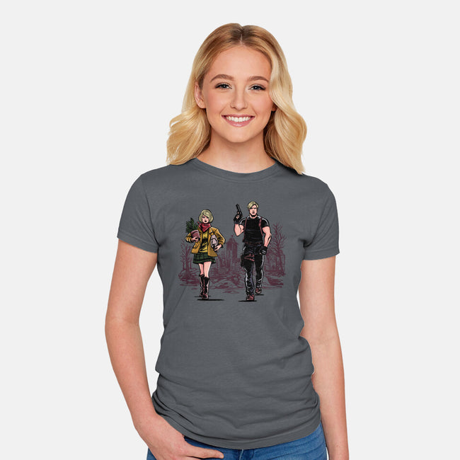The Evil-Womens-Fitted-Tee-zascanauta