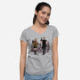 The Evil-Womens-V-Neck-Tee-zascanauta