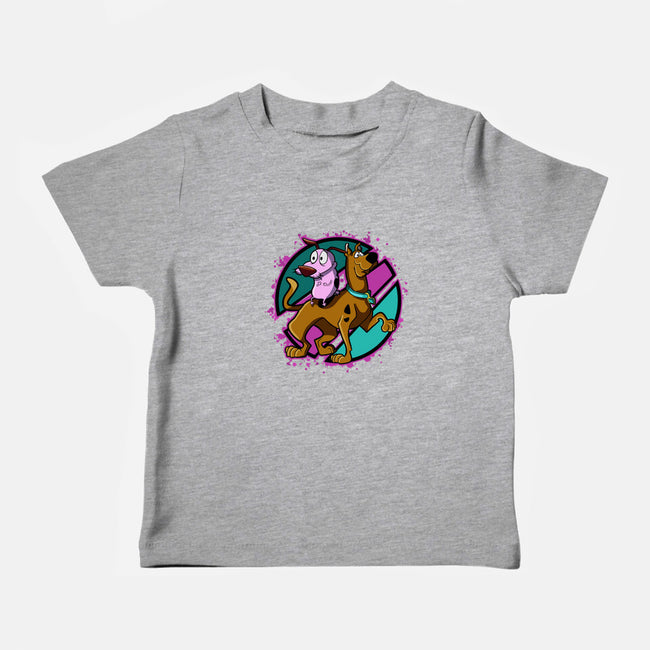 Scary Dogs-Baby-Basic-Tee-nickzzarto