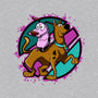 Scary Dogs-Womens-V-Neck-Tee-nickzzarto