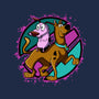 Scary Dogs-Womens-V-Neck-Tee-nickzzarto