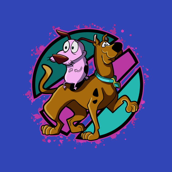 Scary Dogs-Womens-V-Neck-Tee-nickzzarto