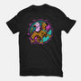 Scary Dogs-Womens-Fitted-Tee-nickzzarto